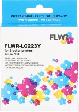 FLWR Brother LC-223Y geel