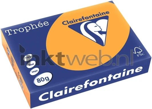 Clairefontaine A4 papier gekleurd Oranje