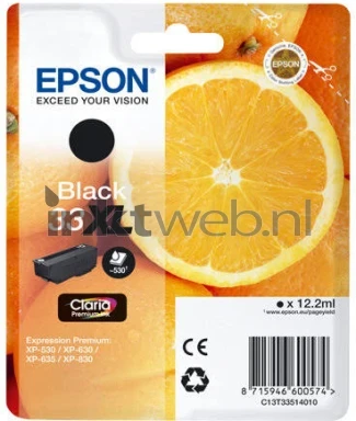Epson 33XL zwart