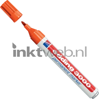 Edding 3000 Permanentmarker rond 1.5-3mm oranje