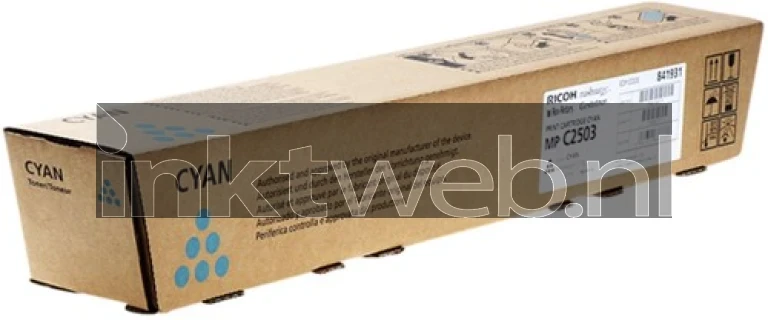 Ricoh 841928 cyaan Front box