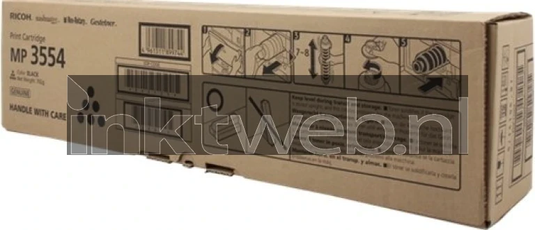 Ricoh MP3554 zwart front box Front box