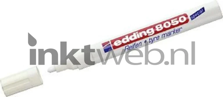 Edding 8050 banden/rubber marker wit