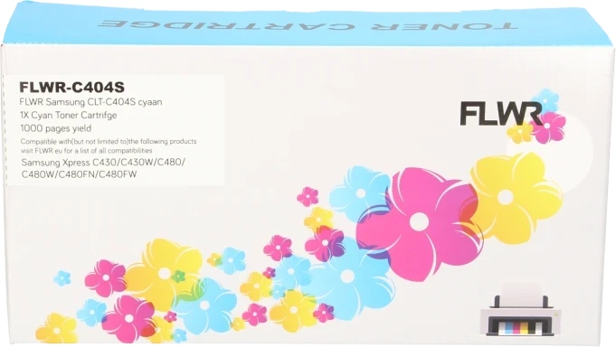FLWR Samsung CLT-C404S cyaan