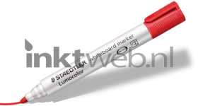 Staedtler Lumocolor whiteboard marker 351 rood high-res transparant Front box