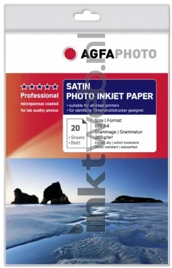 Agfa Fotopapier Satijn | A4 | 260 gr/m² 20 stuks
