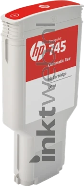 HP 745 Chromatisch rood