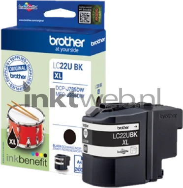 Brother LC-22U XL zwart