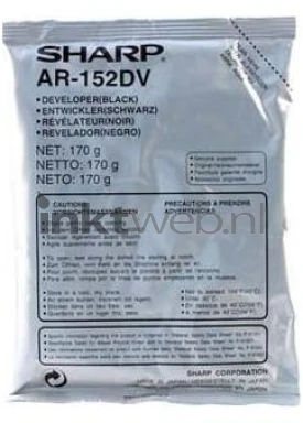Sharp AR-152DV developer zwart Front box
