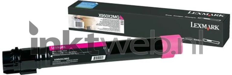 Lexmark XS955de magenta Combined box and product
