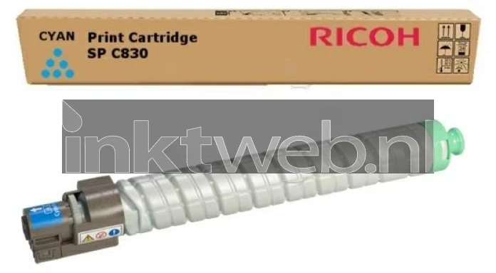 Ricoh 821188 cyaan Combined box and product