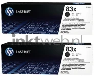 HP 83X multipack zwart (Origineel Hoge Capaciteit)
