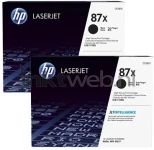 HP 87X 2-pack zwart (Origineel Hoge Capaciteit)