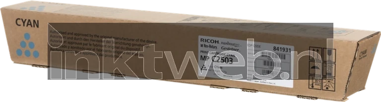 Ricoh 841931 cyaan Front box