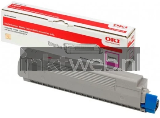 Oki C532 / MC573 magenta Combined box and product
