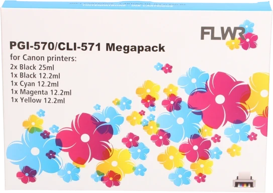 FLWR Canon PGI-570 / CLI-571 Megapack