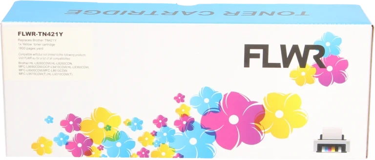 FLWR Brother TN-421 geel