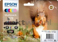 Epson 378 Multipack zwart en kleur (Origineel)
