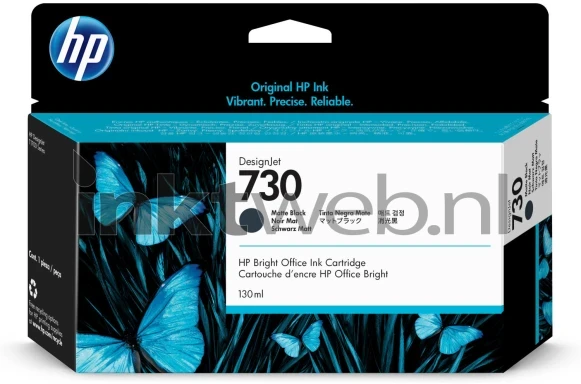HP 730XL foto zwart