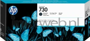HP 730 Dubblepack mat zwart (Origineel)