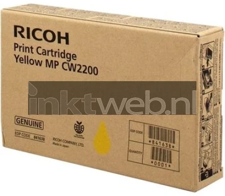 Ricoh 841638 geel Front box