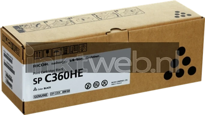 Ricoh SP C360HE zwart Front box