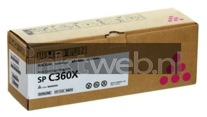 Ricoh SP C360X magenta Front box
