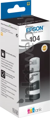 Epson 104 zwart Front box
