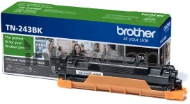 Brother TN-243BK zwart front box en product Combined box and product