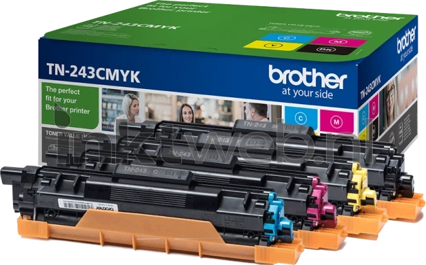 Brother TN-243CMYK zwart en kleur
