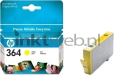 HP 364 Yellow Combined box and product