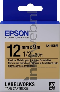 Epson LK-4KBM zwart Front box
