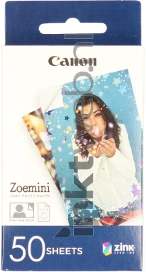 Canon Zoemini Zink fotopapier 2x3 inch Glans |  |  50 vellen