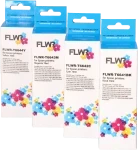 FLWR Epson T664 zwart en kleur Front box