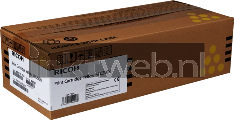 Ricoh 408343 toner geel Front box