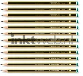 Staedtler Potlood Noris 2H met gum 12-pack grijs (Origineel)