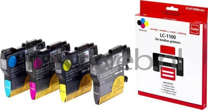 Pixeljet Brother LC-1100 Multipack