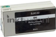 Huismerk Epson SJIC22PBK zwart (Huismerk (remanufactured))
