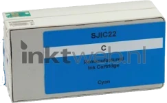 Huismerk Epson SJIC22PC cyaan (Huismerk (remanufactured))