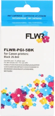 FLWR Canon PGI-5BK zwart