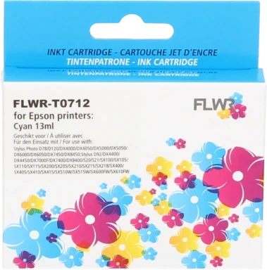 FLWR Epson T0712 cyaan