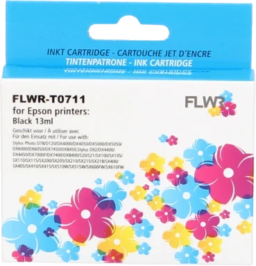 FLWR Epson T0711 zwart
