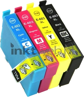 Huismerk Epson 603XL 4-pack zwart en kleur
