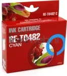 Huismerk Epson T0482 cyaan (Huismerk (compatible))