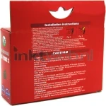 Epson T0802 cyaan achterkant doosje Front box
