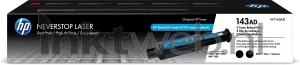 HP 143AD 2-pack zwart (Origineel)