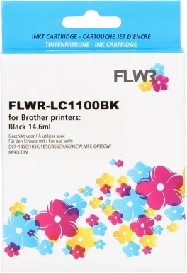 FLWR Brother LC-1100BK zwart
