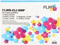Huismerk Canon CLI-8 multipack zwart en kleur Front box