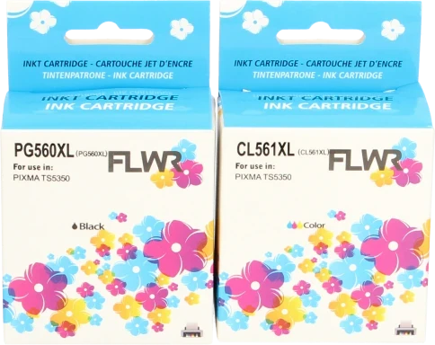 FLWR Canon PG-560XL / CL-561XL zwart en kleur