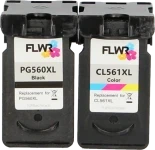FLWR Canon PG-560XL / CL-561XL zwart en kleur Product only